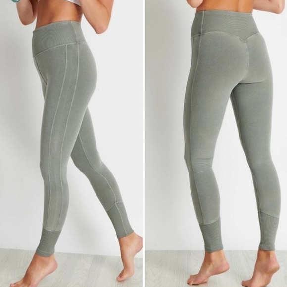 Alo sueded high waist lounge leggings - Picture 1 of 7